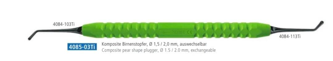 4085-03Ti Composite Pear Shape Plugger