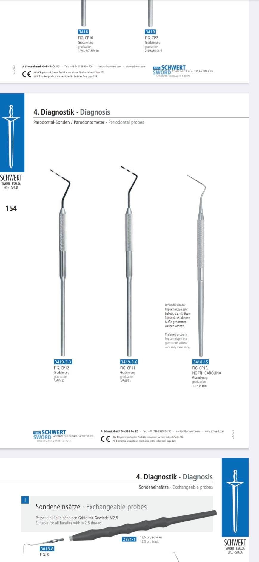Periodontal Probes เครื่องมือตรวจโรคปริทันต์